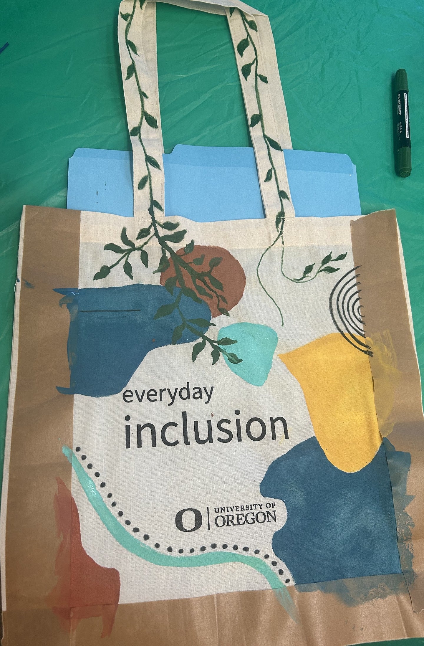 Everyday Inclusion decorated bag