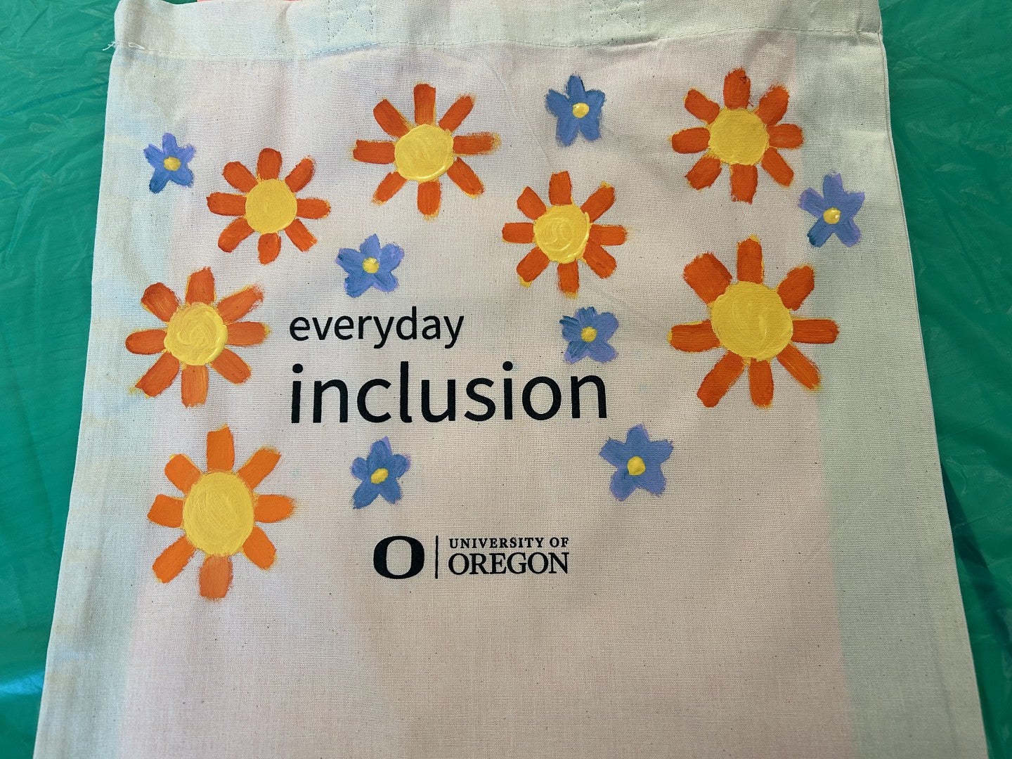 Everyday Inclusion decorated bag