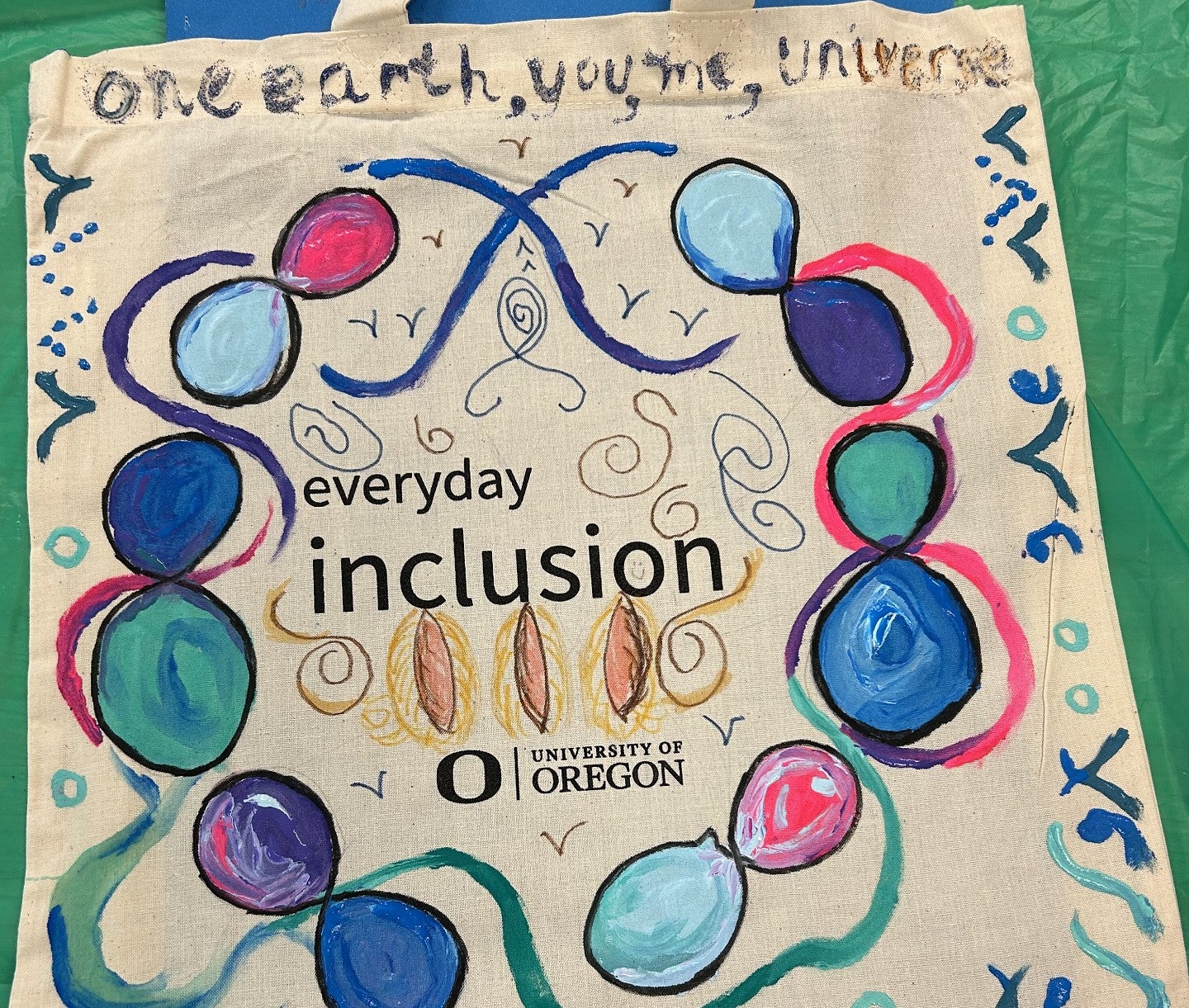 Everyday Inclusion decorated bag