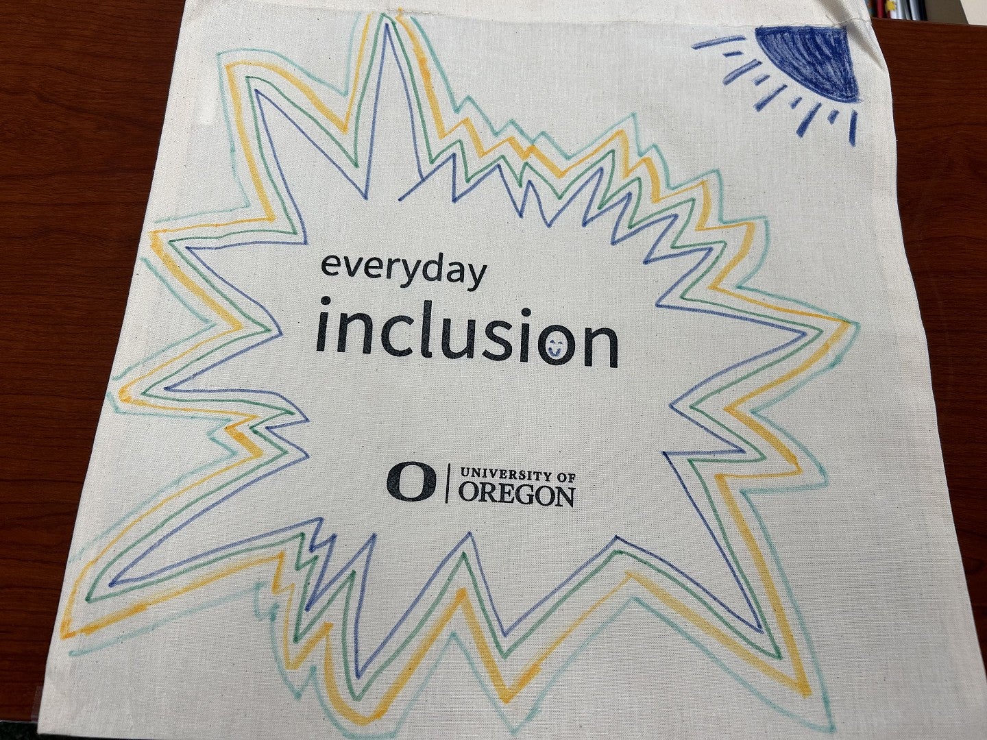 Everyday Inclusion decorated bag