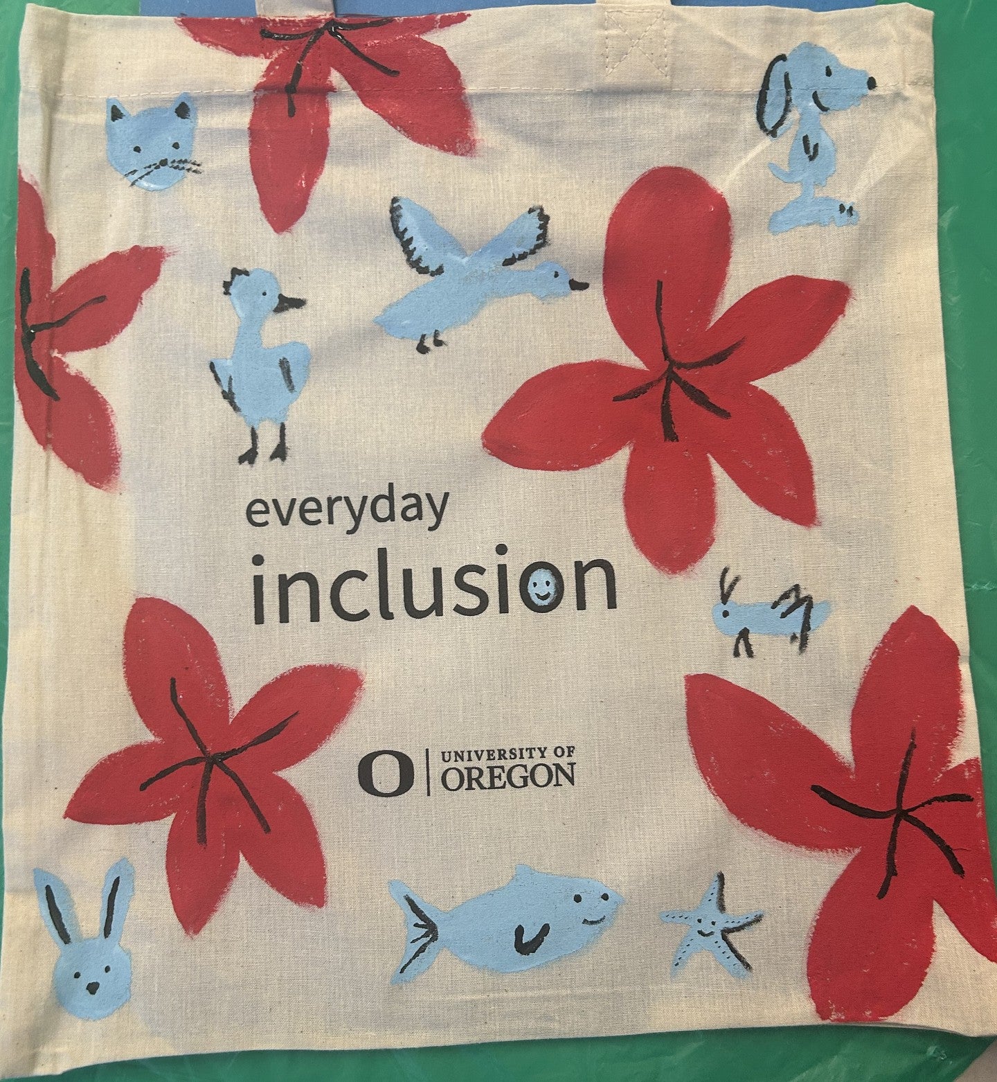 Everyday Inclusion decorated bag