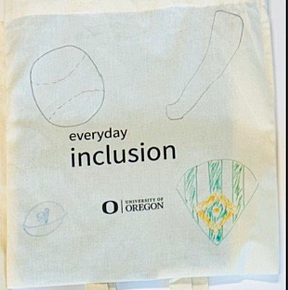 Everyday Inclusion bag decorated