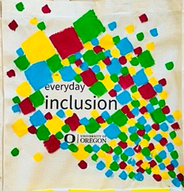 Everyday Inclusion bag decorated