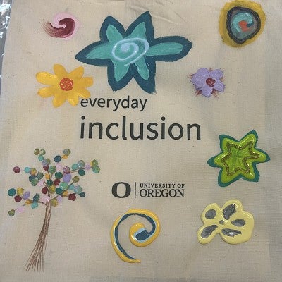 Everyday Inclusion decorated bag