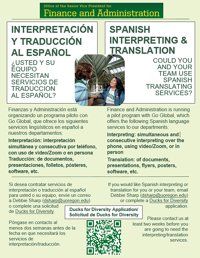 Spanish interpreting and translation - could you and your team use Spanish translating services?